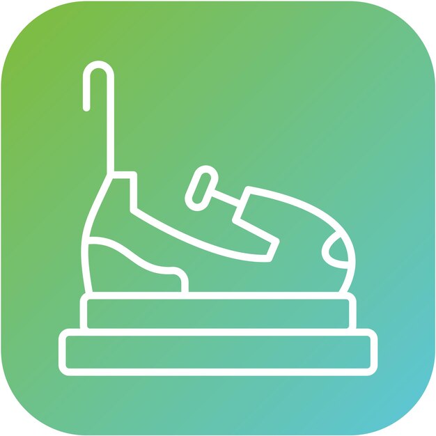 Estilo del icono del parachoques de los coches
