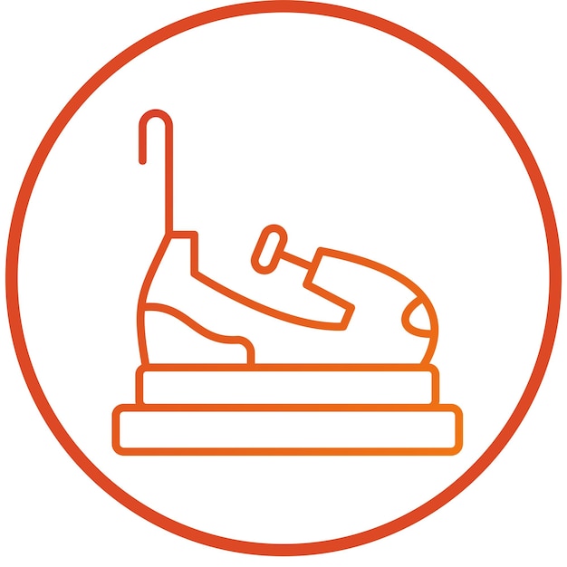 Estilo del icono del parachoques de los coches