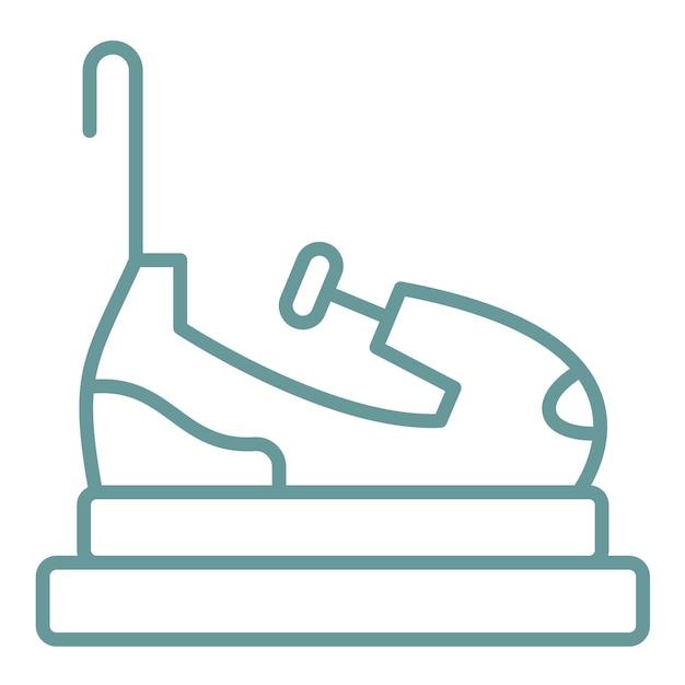 Estilo del icono del parachoques de los coches
