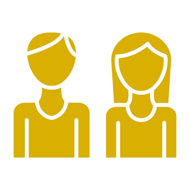 Estilo del icono de la pareja