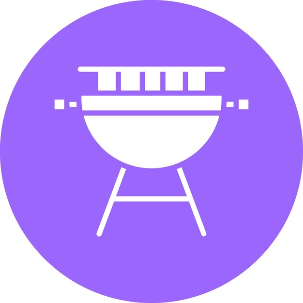 Estilo del icono de la parrilla de diseño vectorial