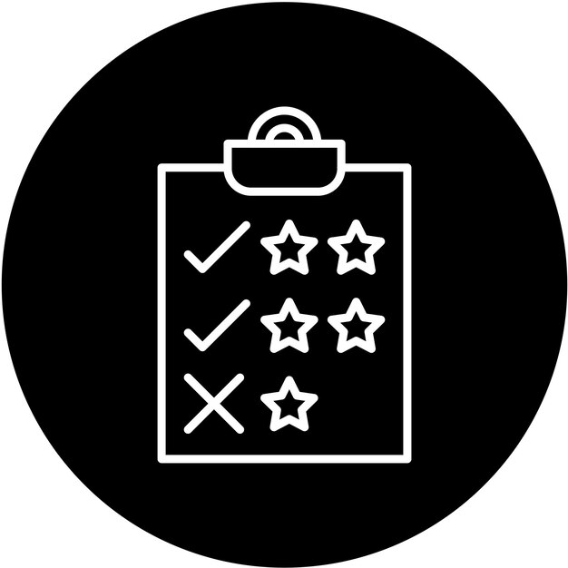 Estilo del icono de la partitura de diseño vectorial