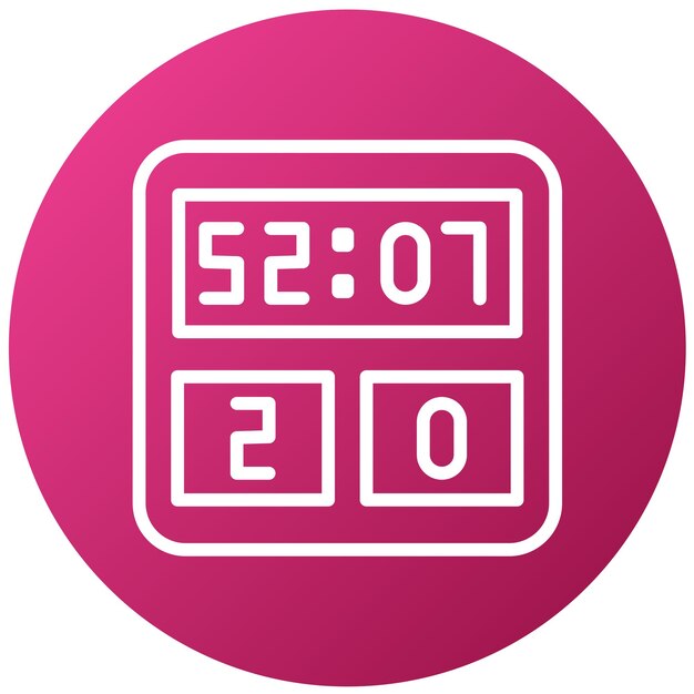 Estilo del icono de la partitura de diseño vectorial