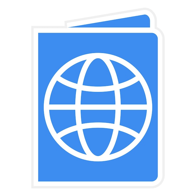 Estilo del icono del pasaporte