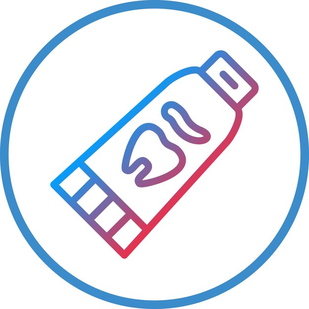 Estilo del icono de la pasta de dientes