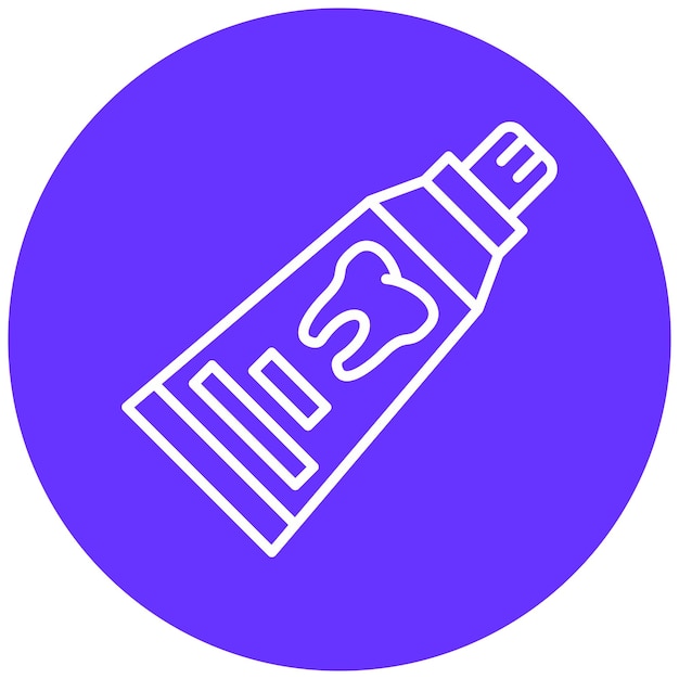 Estilo del icono de la pasta de dientes