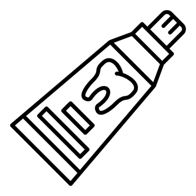 Estilo del icono de la pasta de dientes