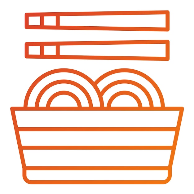 Estilo del icono de la pasta