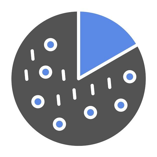 Estilo del icono del pastel de diseño vectorial