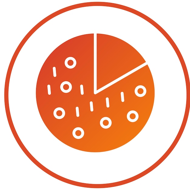 Estilo del icono del pastel de diseño vectorial