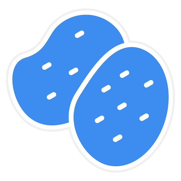 Estilo del icono de las patatas