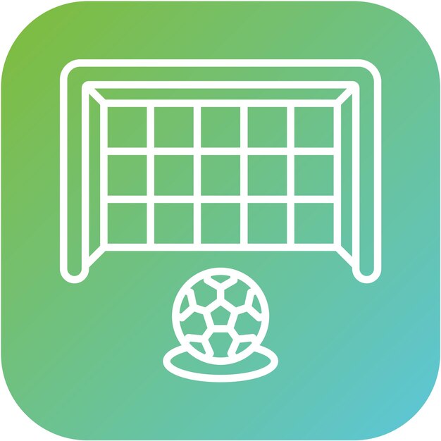 Estilo de icono de pateo libre de fútbol
