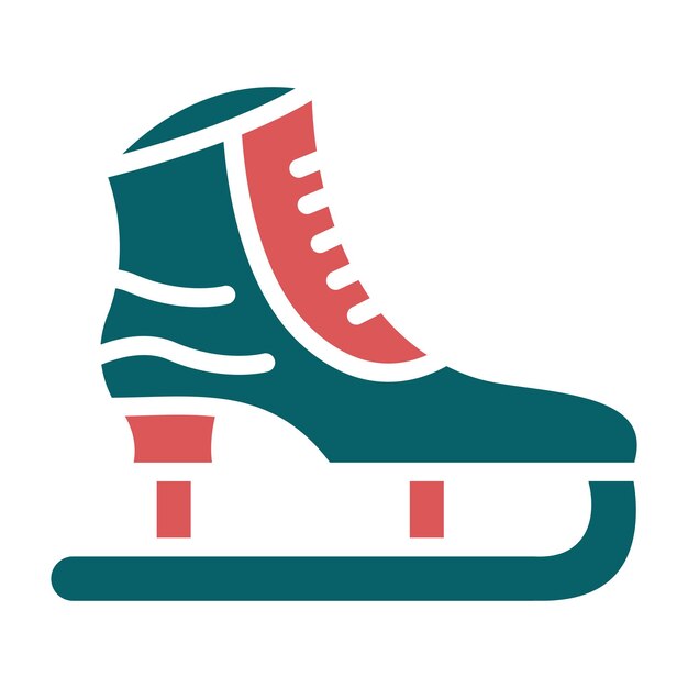 Estilo de icono de patinaje sobre hielo
