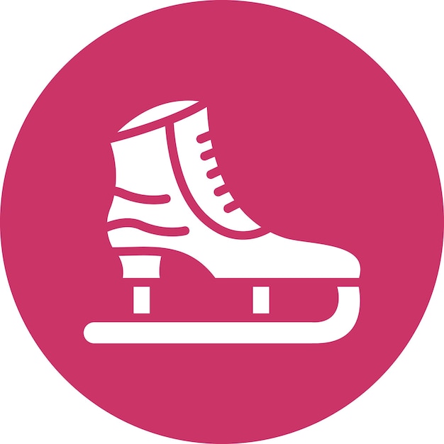 Estilo de icono de patinaje sobre hielo
