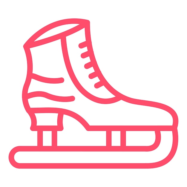Estilo de icono de patinaje sobre hielo