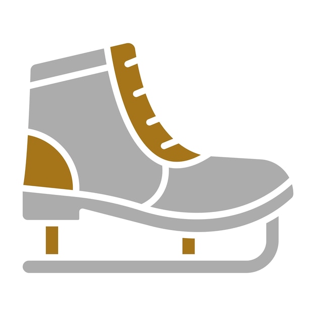 Estilo de icono de patinaje sobre hielo