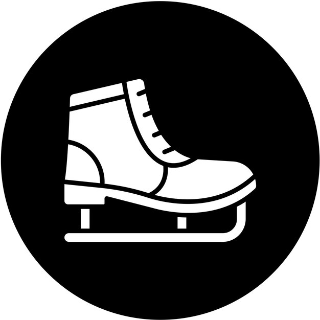 Estilo de icono de patinaje sobre hielo