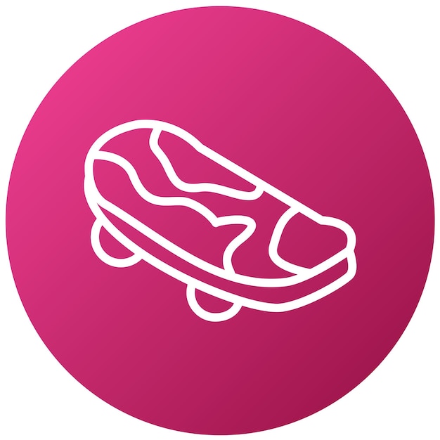 Estilo de icono de patineta de diseño vectorial