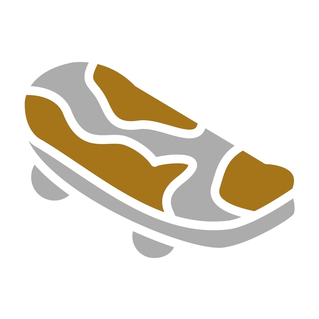 Estilo de icono de patineta de diseño vectorial