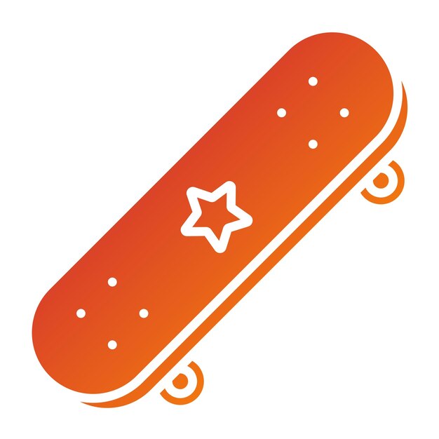 Estilo del icono de la patineta