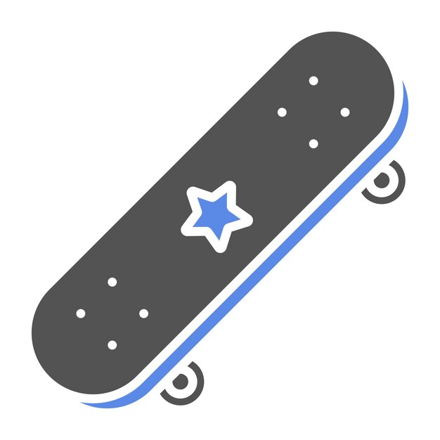 Estilo del icono de la patineta