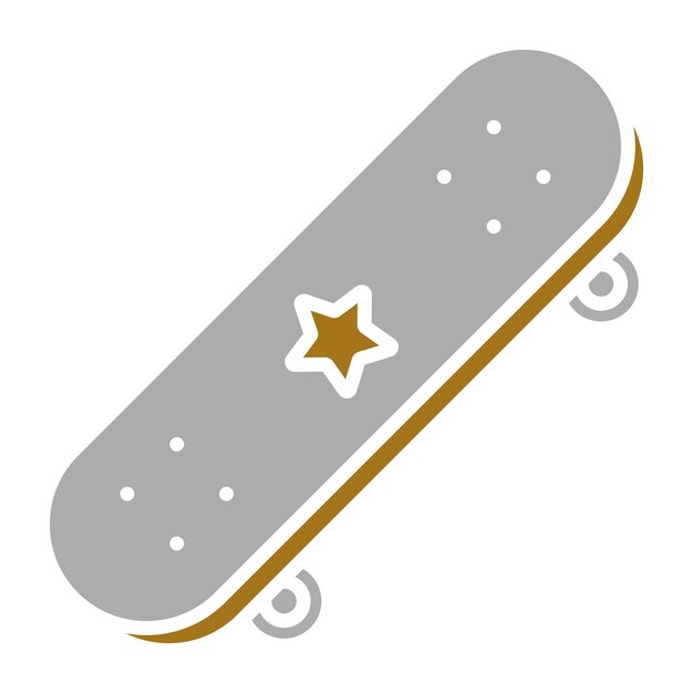 Estilo del icono de la patineta