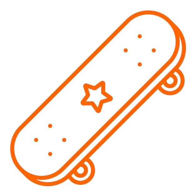 Estilo del icono de la patineta