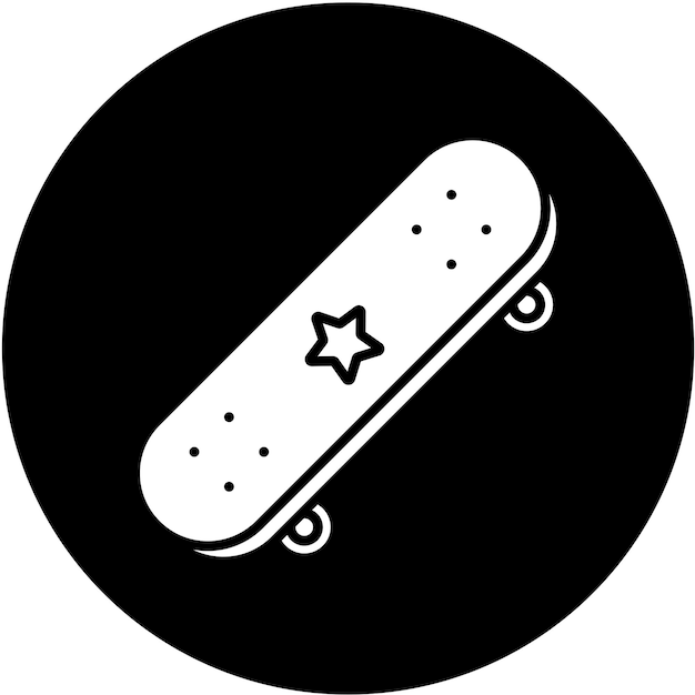 Estilo del icono de la patineta