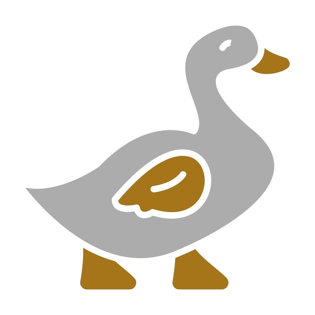 Estilo del icono del pato