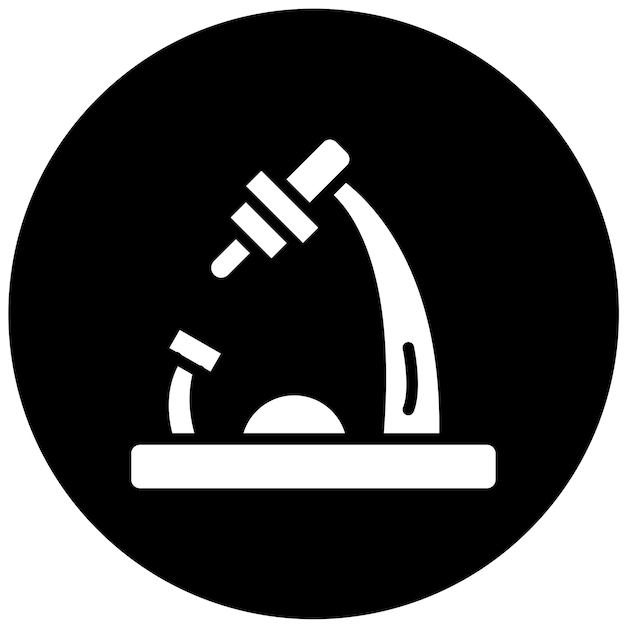 Estilo del icono del patólogo de diseño vectorial