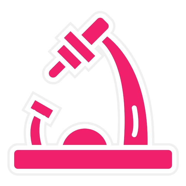 Estilo del icono del patólogo de diseño vectorial