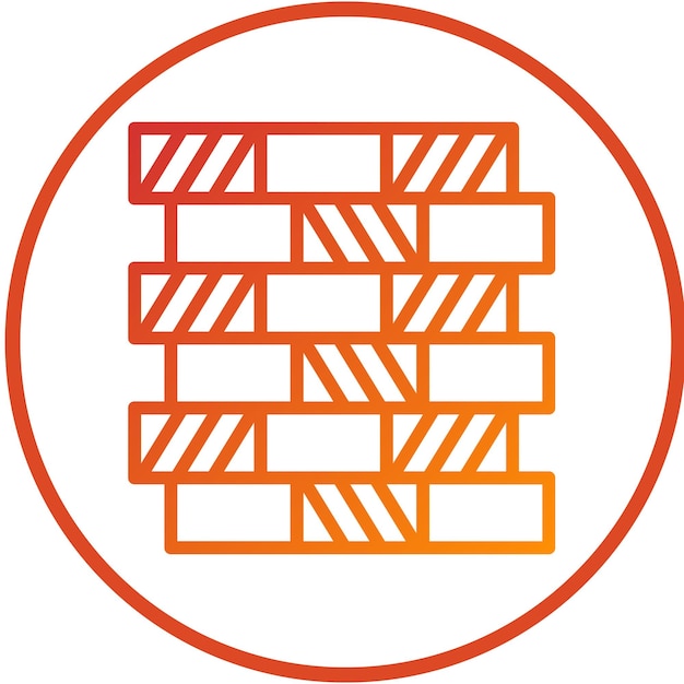 Estilo del icono del pavimento de diseño vectorial