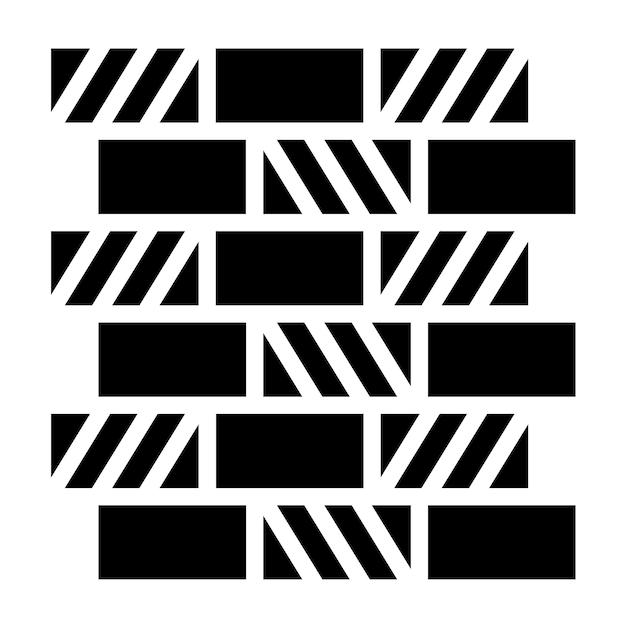 Estilo del icono del pavimento de diseño vectorial