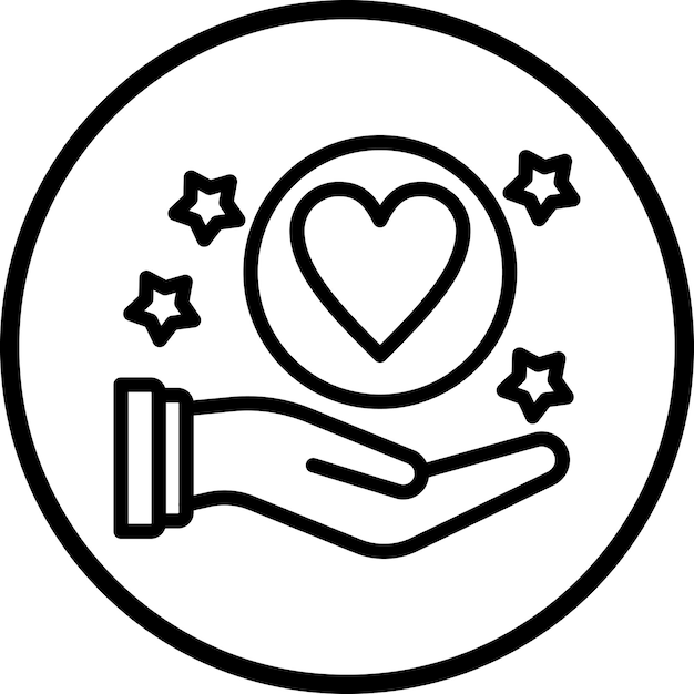 Estilo del icono de la paz