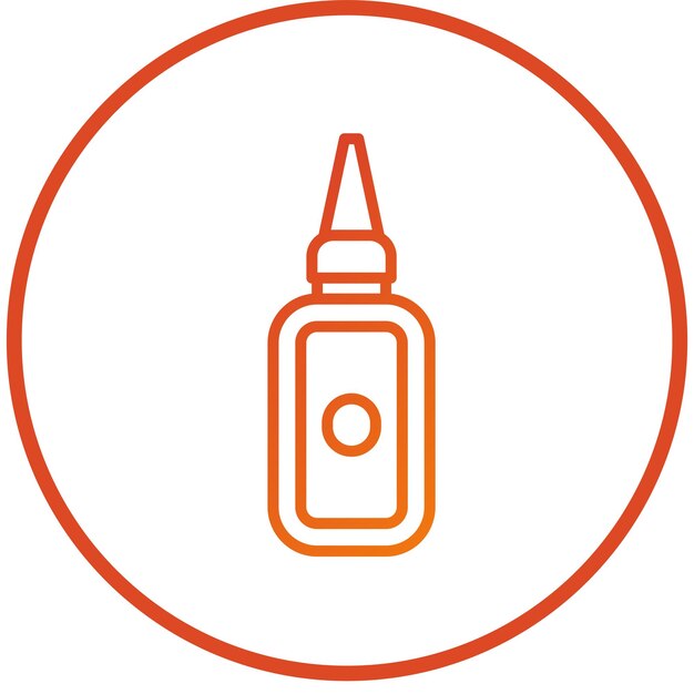 Estilo del icono de pegamento de diseño vectorial