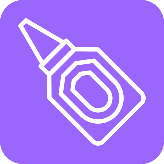 Estilo del icono de pegamento líquido