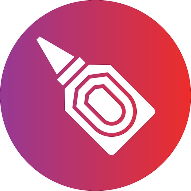 Estilo del icono de pegamento líquido