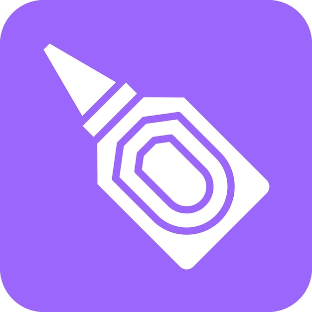 Estilo del icono de pegamento líquido