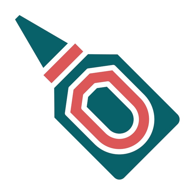 Estilo del icono de pegamento líquido