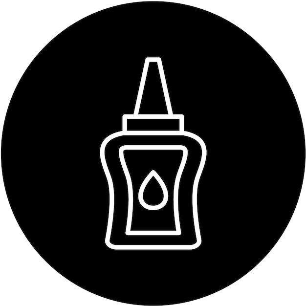 Estilo del icono de pegamento líquido
