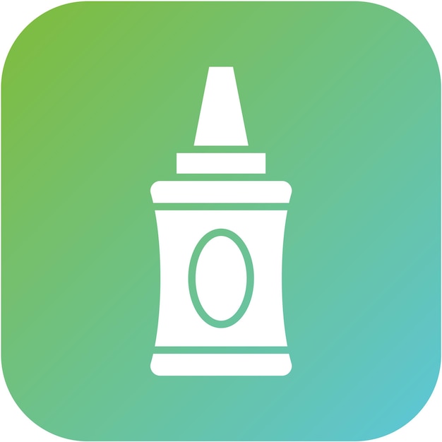 Estilo del icono de pegamento líquido