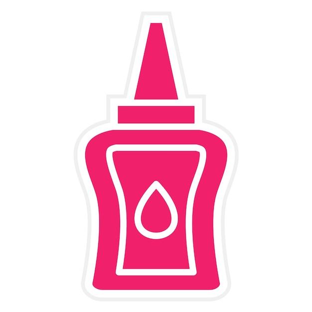 Estilo del icono de pegamento líquido