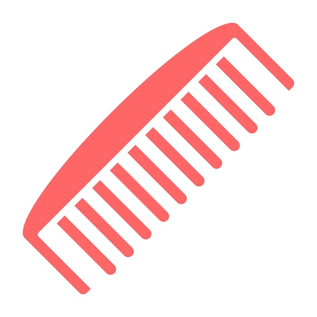 Estilo del icono del peine de diseño vectorial