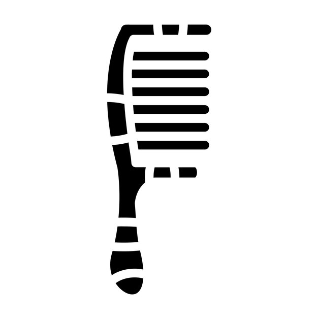 Estilo del icono del peine de diseño vectorial