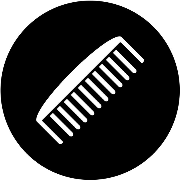 Estilo del icono del peine de diseño vectorial