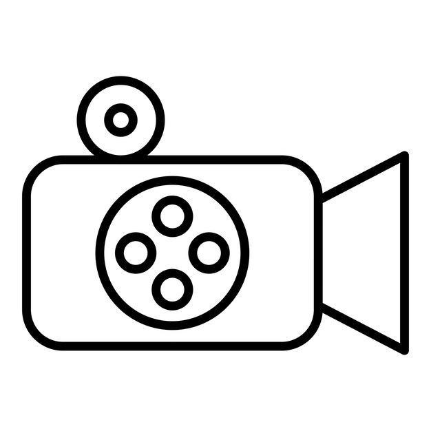 Estilo del icono de la película