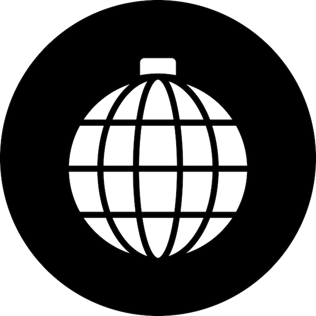 Estilo del icono de la pelota de discoteca