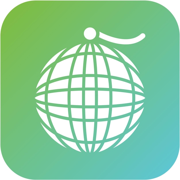 Estilo del icono de la pelota de discoteca
