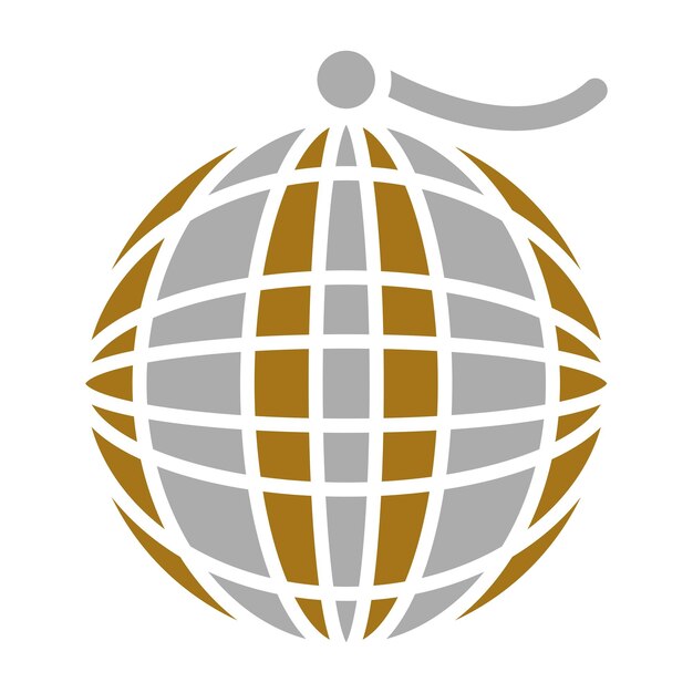 Estilo del icono de la pelota de discoteca