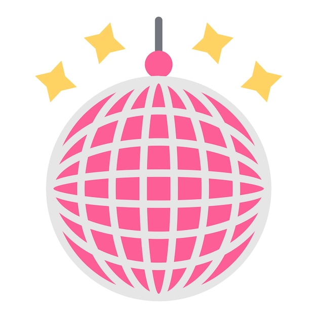 Estilo del icono de la pelota de discoteca